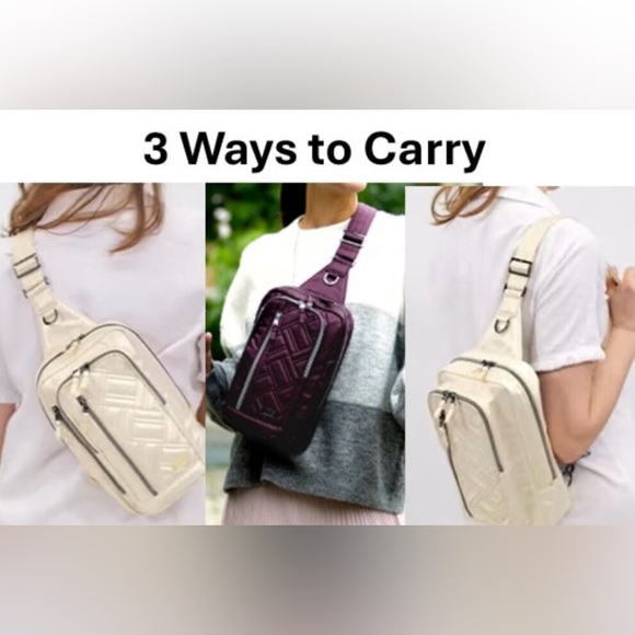 Lug Tailback Sling Bag-Brushed Black-NWT - Picture 6 of 11